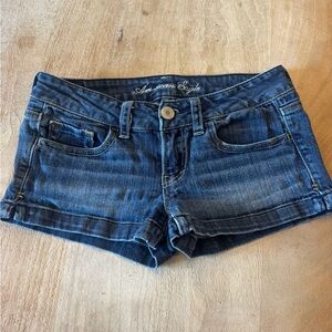 American Eagle Outfitters Dark Blue Jean Shorts